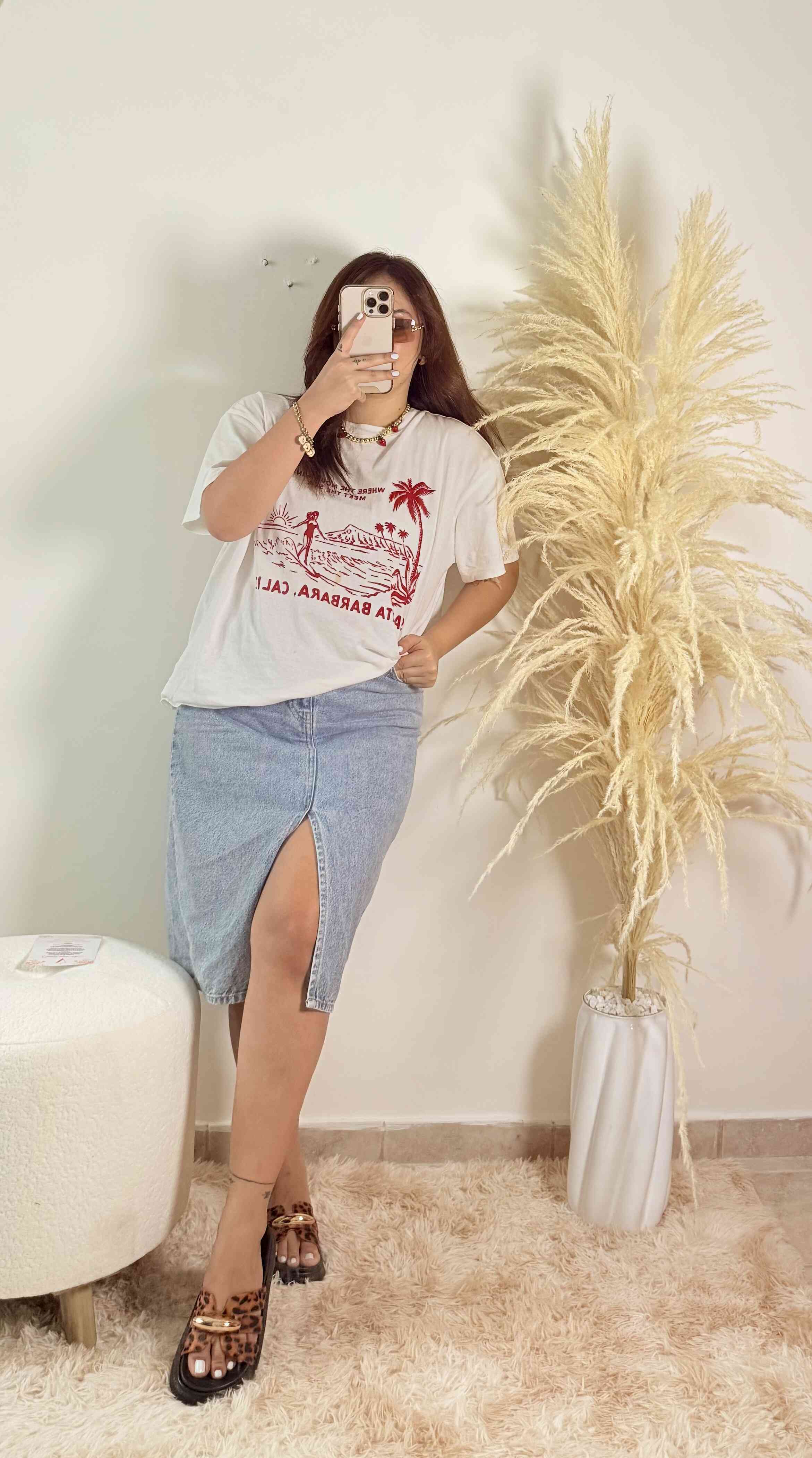 Sandalia canoa animal print